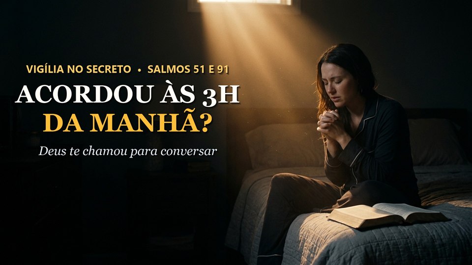 Quando o Coração Cansar, Escute Esta Oração Cantada | Salmos 23, 91 e 121 na Madrugada